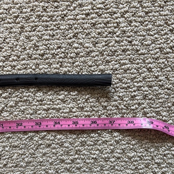 Max Mara Women’s Black Leather Belt - 42 - Picture 6 of 7